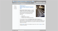 Desktop Screenshot of barkersheetmetal.ca